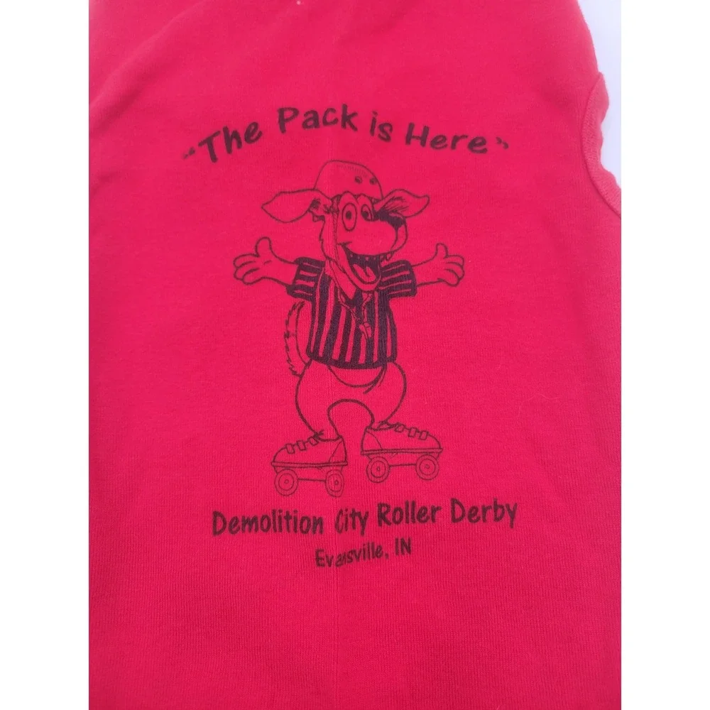 Demolition City Roller Derby Dog apperal Shirt Graphic Tank Top Evansville IN